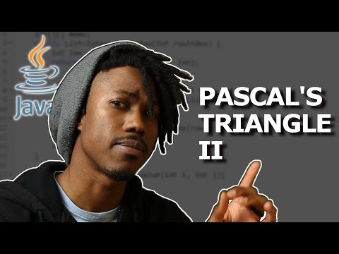 Pascal's Triangle II | Leetcode | Data Structures and Algorithms