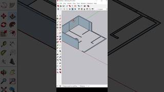 Layout Plan In SketchUp #shorts #sketchup #sketchuptutorial #sketchuponline #layout