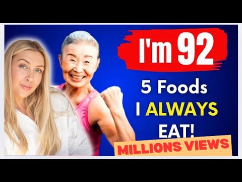 Eat TOP 5 Foods and Don't Get OLD! Secrets from Japan's 92-Year-Old Fitness Guru #food #motivation