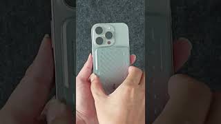 Magsafe keeps the iPhone and the RFID Wallet together #puncube #mechwallet