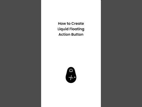 How to create #liquid floating #action #button in #figma