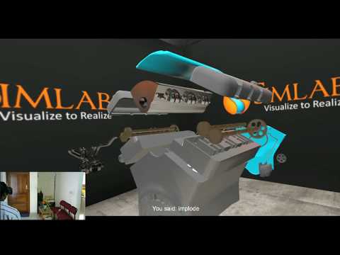 Virtual Reality (VR) Experience of V6-Engine