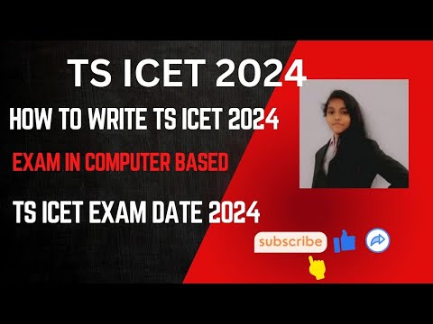 How to write TS ICET in computer based(online)||TS icet exam date 2024
