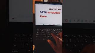 Date & Time shortcut in computer #computer #tricks #mstechtricks #shortsfeed #shorts #msword