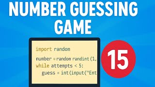 I Built a Number Guessing Game in Python (Beginner Project!)