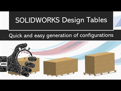 The basics of SOLIDWORKS Design Tables