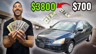 Flipping The Cheapest Honda On Facebook Marketplace Crazy Profit