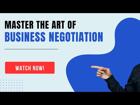 Master the Art of Business Negotiation: Essential Skills to Succeed