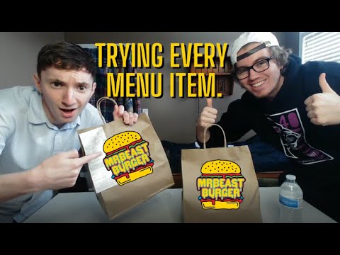 Rating Mr Beast Burgers ITEMS!!