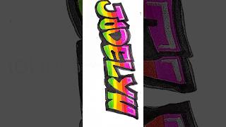 Name art | colorful name | font style | how to write name differently