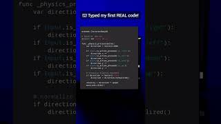 Day 3 of Coding Chaos 🐱✨ Finally gave life to Pixel Cat — it can MOVE now!#godot #gamedev #tutorial