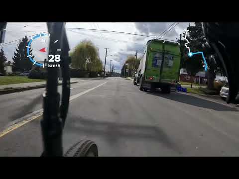 Cycling in Saanich, BC. A cruise through Glandford into Royal Oak.
