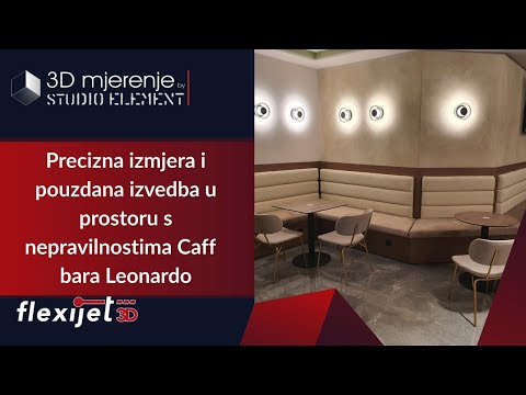 Precizna izmjera i pouzdana izvedba u prostoru s nepravilnostima Caffe bara Leonardo