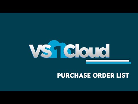 Purchase Order List