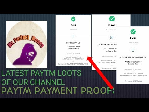 Latest Payment Proof Of Our Channel || And Biggest Loots Ever || Earn Free Paytm Cash