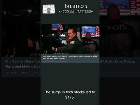 Short sellers have lost more than $175 billion