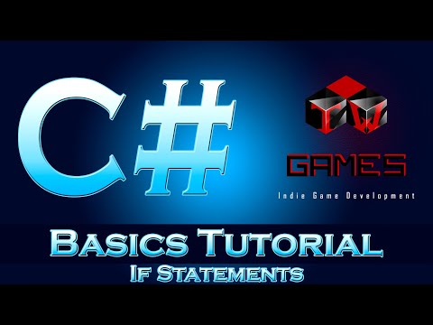 How To Program Tutorial C# Basic If Statements (2020)