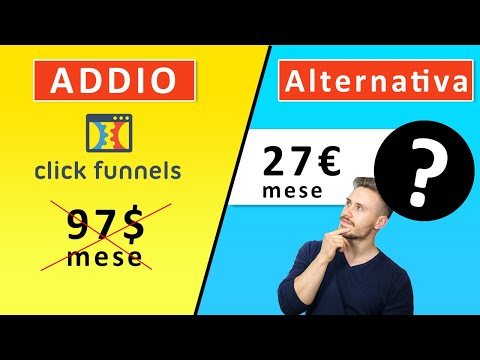 Migliore alternativa a ClickFunnels a soli 27€/mese! Risparmi €700+ all’anno