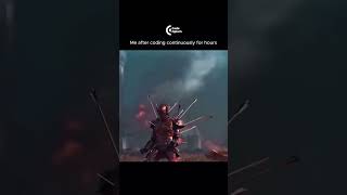 Me After Coding for Hours Straight… Mentally Logged Out 💀 #DevBurnout