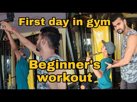 1st Day in gym (Begginer's workout)