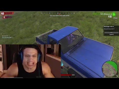 Tyler1 steals a truck in H1Z1