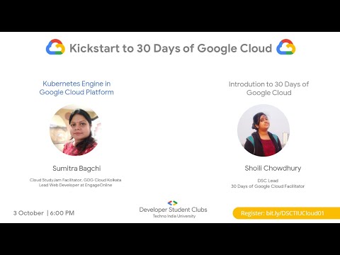 DSC TIU | Kickstart of 30 Days of Google Cloud