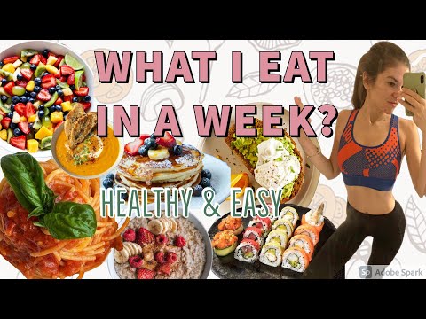 WHAT I EAT IN A WEEK LIVING A BUSY LIFE IN LONDON? - HEALTHY & EASY