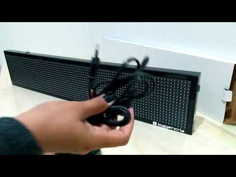 Painel Led RGB Colorido 100 x 20
