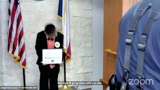 INTRODUCING:   "Honorary Judge Of The Day" ... Judge Gomez