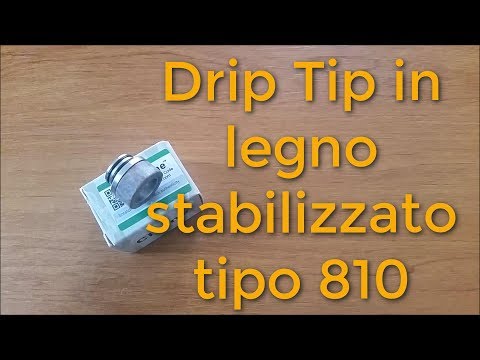 DripTip tipo 810 in legno stabilizzato - Recensione