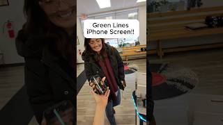 GREEN LINES IPHONE SCREEN #education #brokenfix #smartphone #gaming #problemfix #cellphone #mobile