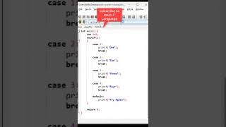 Class 23 | Switch Statement in C Language |#cprogramming #cprogrammingvideo #switchstatement