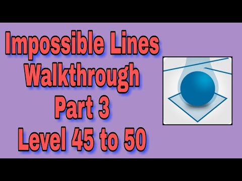 Impossible Lines Walkthrough Part 3 Level 45 to 50