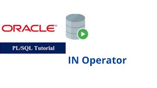 17. IN Operator in Oracle PL/SQL.