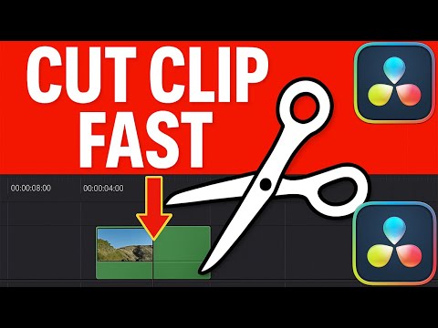 How to CUT A CLIP in DaVinci Resolve (2 Easy Methods!)
