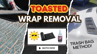 How to Remove Burned Vinyl Wrap Using Vinyl-Off and the Bagging Method (No Torch, No Heat Gun!)