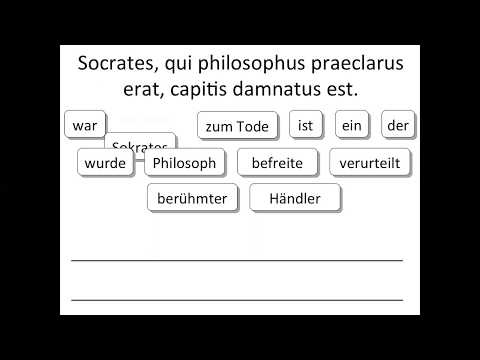 Relativsätze - Erklärung der Aufgabe