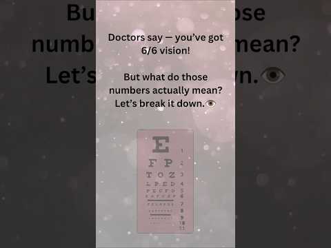 What Does 6/6 Vision Mean? | The Math Behind Eyesight 👁️ #easymathtricks #mathplanet #mathmindset