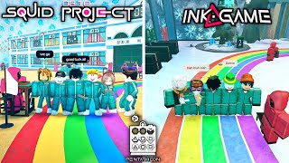 Squid Project VS Ink Game - 🌈PENTATHLON GAME  (Full Walkthrough) - Roblox