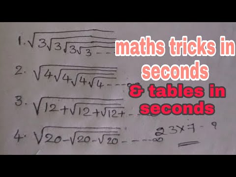 Maths trics|squre root maths tricks|speed maths...mind blowing trick