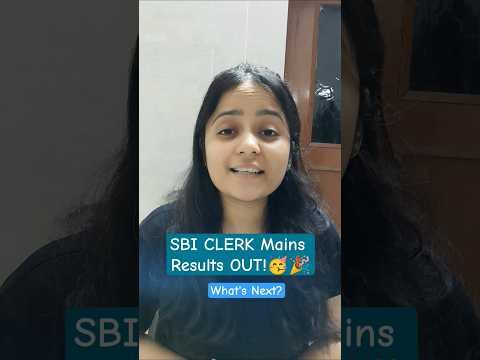 🔔SBI CLERK Result OUT🔥|CONGRATULATIONS to Everyone🥳🎉! 👏🏻👏🏻#shorts #sbiclerk #banking #govtjobs #ibps