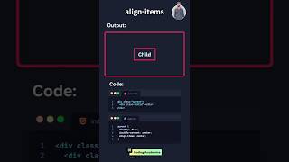 Align-items Properties in CSS | Coding Academics #html #css #html5 #htmltutorial #shorts  #virel