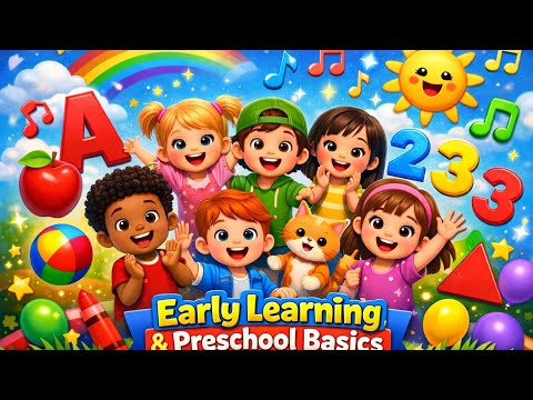 Early Learning Song for Kids | ABCs, Numbers & Colors