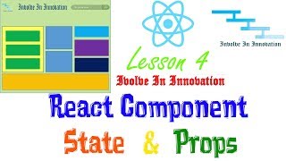 React Component, State and props - React Lesson 4