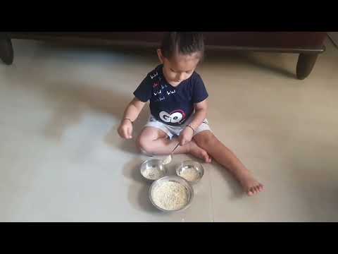 No preparation activity You just need 2 spoons , rice and 3 bowls...