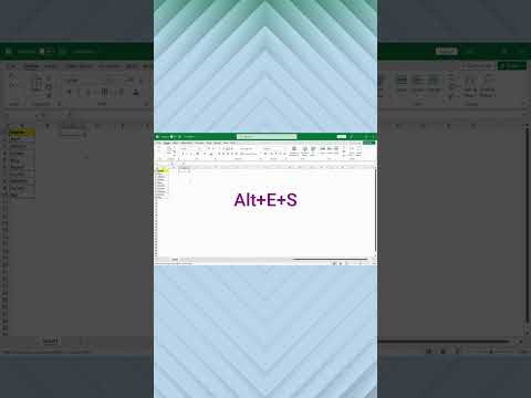 How to convert vertical column to horizontal in excel #shorts