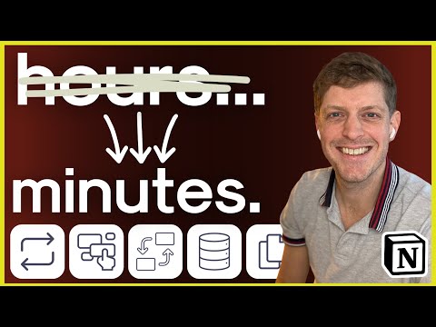 HOW TO use NOTION buttons, templates and synced blocks to SAVE TIME