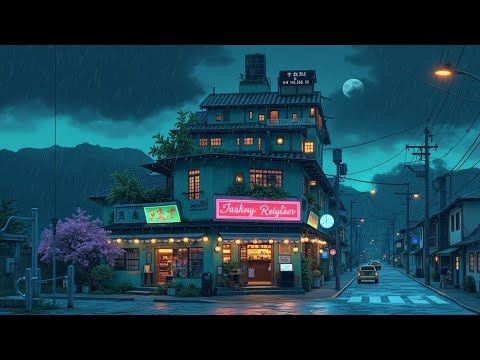 Cozy Rainy Night in Japan ~ Lofi Study Music for Focus & Relaxation with Japanese Beats