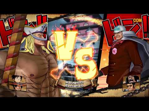 WHITEBEARD, ACE AND LUFFY VS  AKAINU !!! ONE PIECE BURNING BLOOD GAMEPLAY