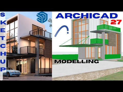 3. How to Model a SketchUp Building in Archicad 27 | Architectural Working Drawing (Modelling)